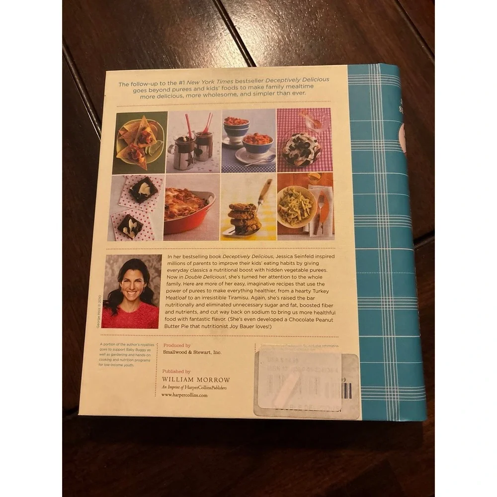 Double Delicious Cookbook Healthy Family Recipes‎ Spiral Hardcover